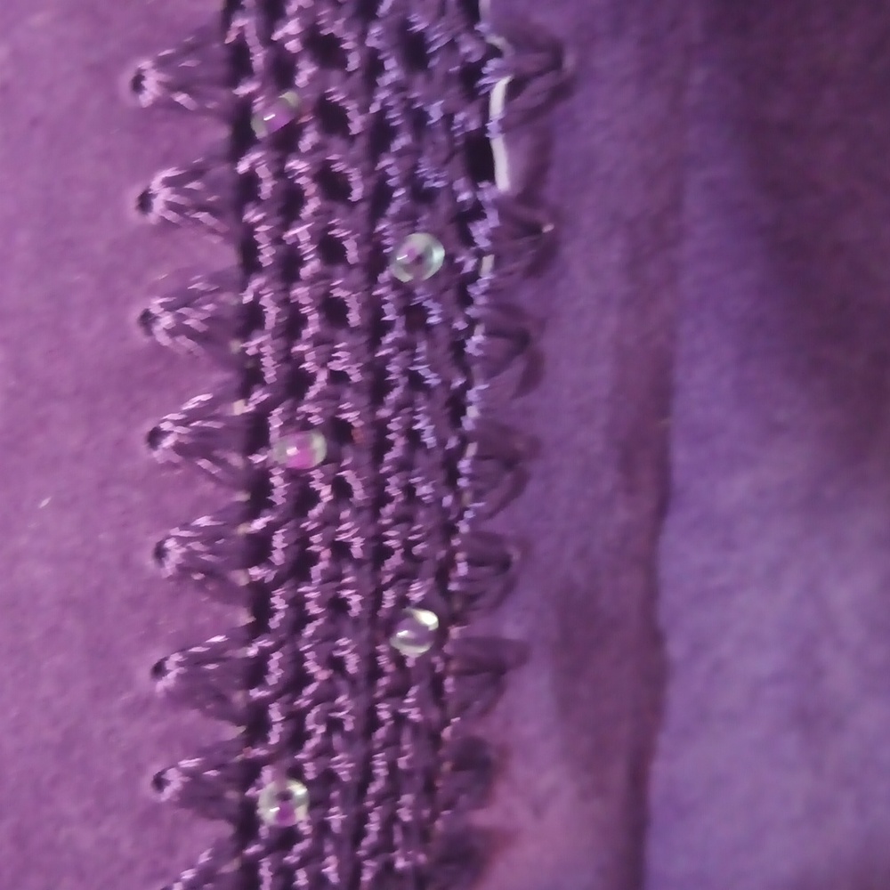 S. M H Boutique Leather Patchwork Jacket - image 5